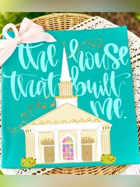 Comfort Colors Graphic Tee — 'The House That Built Me' Small-XL